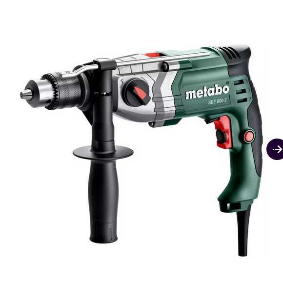 Metabo SBE 800 2 Schlagbohrmaschine | 601744510 75,90€ statt  89,90€