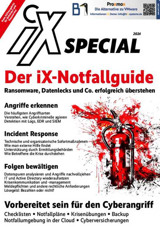 iX Special 2024   Der iX Notfallguide kostenlos