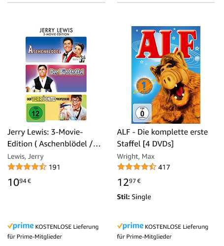 2 für 1 Aktion bei Amazon mit 4K UHDs, Blu Rays & DVDs