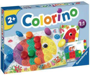 Ravensburger Kinderspiele 20832   Colorino   Kinderspiel zum Farbenlernen, Mosaik Steckspiel für 17,99€ PVG 20,24€ 