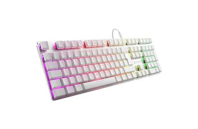 Sharkoon PureWriter RGB weiß Mechanische Tastatur   für 59,90€ inkl. Versand statt 75,99€