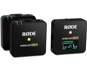 RØDE Wireless GO II Ultrakompaktes Kabelloses Zweikanal Mikrofonsystem für 184,99€ PVG 206,08€