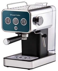 Russell Hobbs 26450 56 Siebträgermaschine, Edelstahl Ocean Blue für 124,10€ statt 153,99€