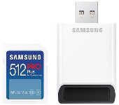 SAMSUNG MB SD512SB/WW Pro Plus, SDXC Speicherkarte, 512 GB für 36,30€ statt 53,85€