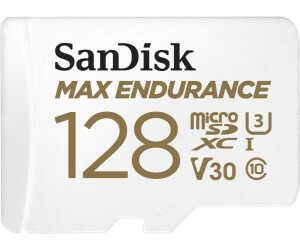 SanDisk MAX ENDURANCE Video Monitoring for Dashcams & Home Monitoring 128 GB für 22,99€ PVG 36,18€