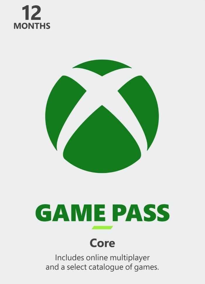 Xbox Game Pass Core 12 Monate key GLOBAL für 36,99€