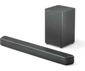 Philips TAB5309 Soundbar 2.1 mit drahtlosem Subwoofer   2,1 Kanal 240W  Für 99,00€ PVG 129,89€