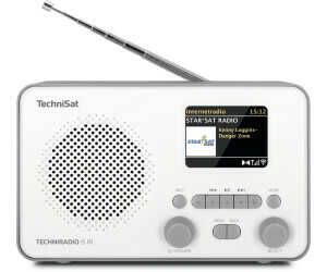 TechniSat TECHNIRADIO 6 IR – portables Internetradio (DAB+, UKW, WLAN)  weiß/grau für 37,99€ PVG 51,00€ 