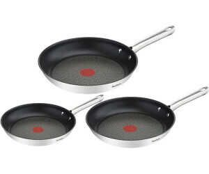 TEFAL DUETTO 3 teiliges Pfannen Set 20/24/28 cm | A704S3 | Thermo Spot Technologie  für 59,49€ PVG 79,99€