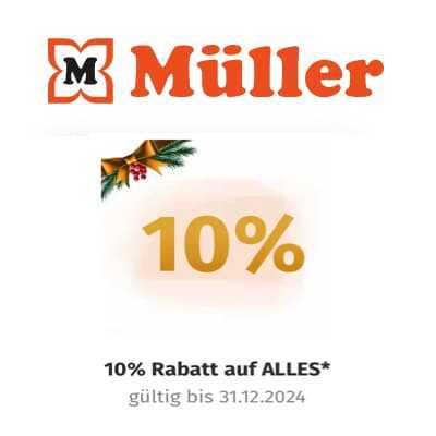 (APP) Müller: 10% auf alles