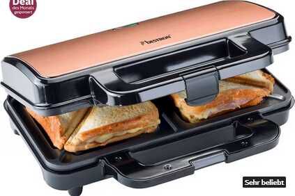 Bestron Sandwichmaker ASM90XLCO XL 19,99€ statt  24,98€