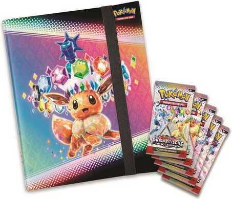 Pokemon tcg: Prismatische Entwicklungen (deutsch)KP 8.5   Binder Kollektion 42,99€ statt  49,99€