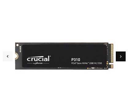 CRUCIAL P310 2280 Gen4 Festplatte, 2 TB SSD M.2 MM 112,99€ statt  133,89€