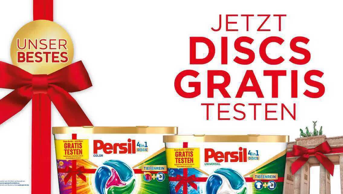 Persil Discs gratis testen – 31.01.2025