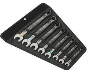 Wera 05020241001 6003 Joker 8 Imperial Set 1, Ringmaulschlüssel Satz, zöllig, 8 teilig für 81,87€ PVG 93,09€