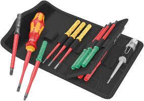 Wera Kraftform Kompakt VDE 16 extra slim 1 Elektriker Wechselklingen Set für 36,99€ statt 41,99€