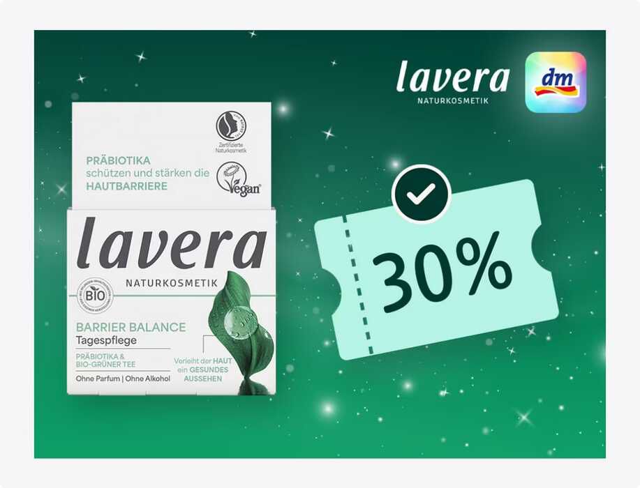 DM Adventskalender: 30% Rabatt auf Lavera Naturkosmetik