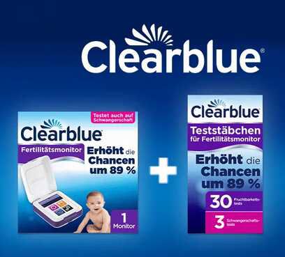 Clearblue Fertilitätsmonitor & Teststäbchen 50€ GZG