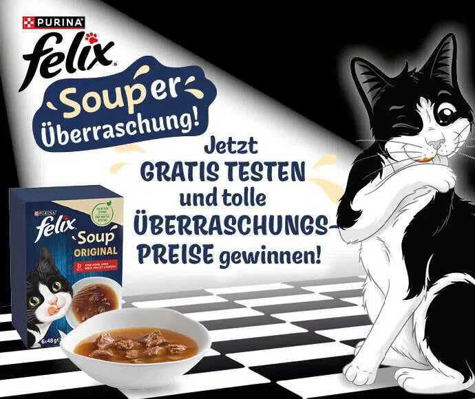 FELIX Soup gratis testen.  >max. 5€ Cashback