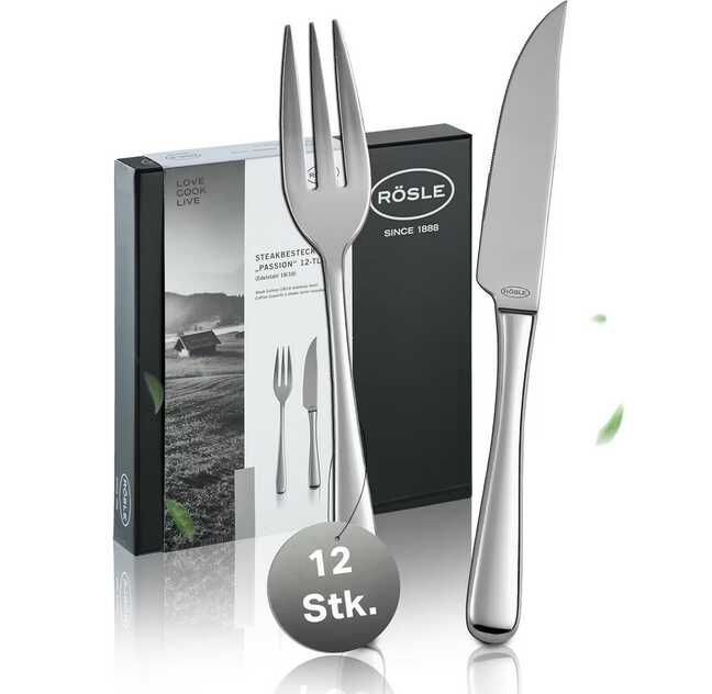 Rösle Steakbesteck Passion 12 teilig Edelstahl 27,94€ statt  39,98€