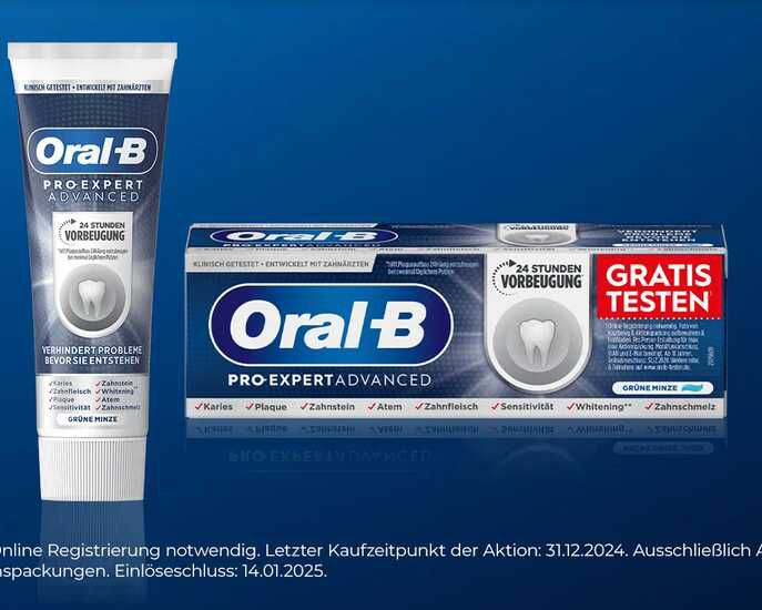 Oral B gratis testen