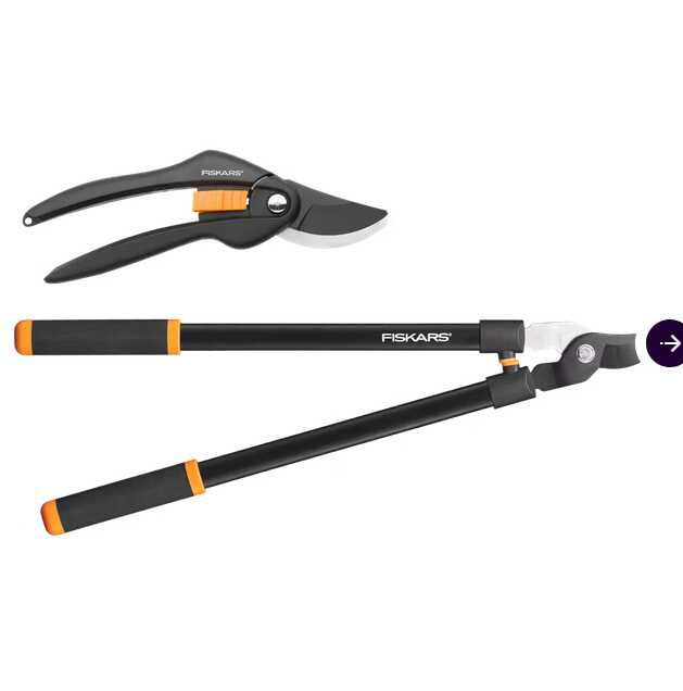 Fiskars P26 SingleStep Bypass Gartenschere + L11 Bypass Astschere 25,90€ statt  48,86€