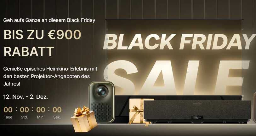 Black Friday Sale bei formovie   Beamer / Projektoren