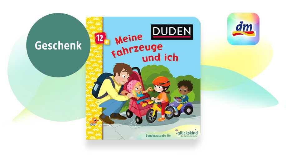 DM App   Gratis Duden Buch Meine Fahrzeuge und ich oder Entdecke die Tiere