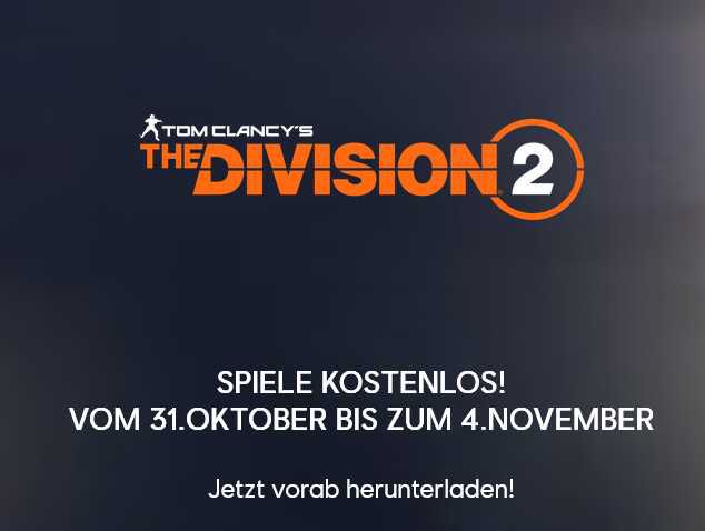 Tom Clancys The Division 2   Vollversion kostenlos spielen (31.10 bis zum 4.11)