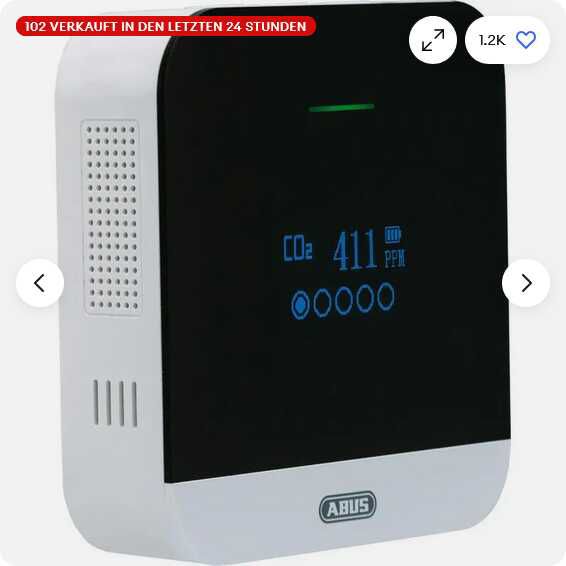 Abus CO2 Warnmelder für Kohlendioxid 19,99€ statt 28,95€