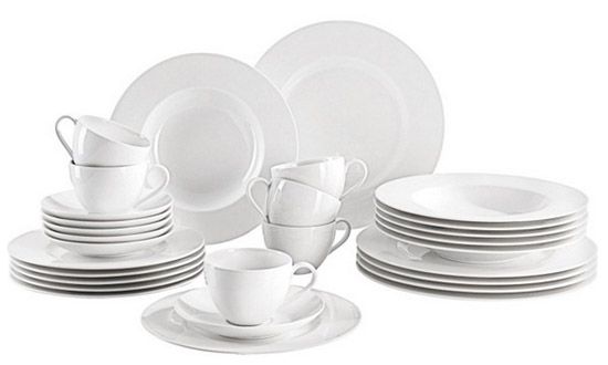 Villeroy & Boch Basic White Geschirr-Set 30-teilig Ab 95,94€ (statt 120€)