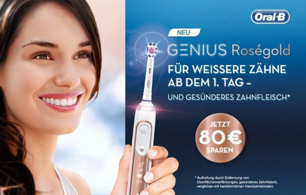 Bis Zu 80€ Cashback Auf Oral-B Genius 9000 Bis 31.10.2017