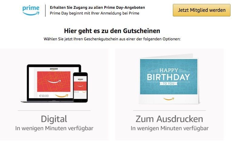 100€ Amazon Gutschein Kaufen + 10€ Geschenkt Bekommen - Nur Prime