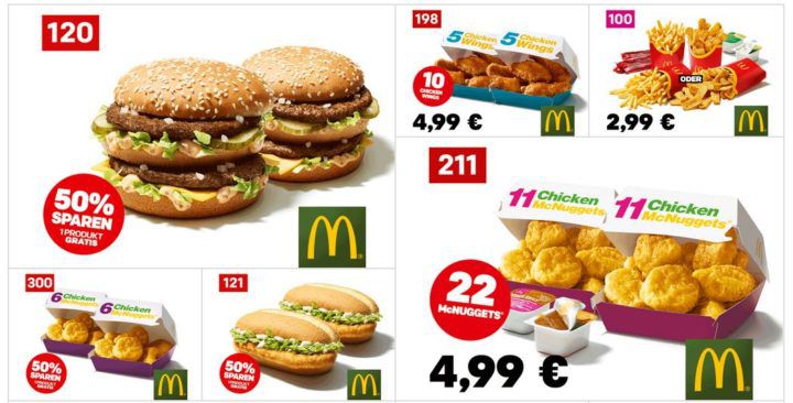 Mc donalds angebot