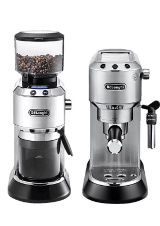 DeLonghi EC 685 Barista Bundle Espressomaschine, Kaffeemühle etc. für