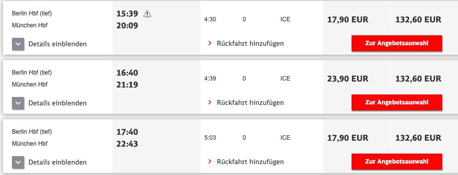 30 Jahre ICE Deutsche Bahn haut ICE Tickets ab 17,90