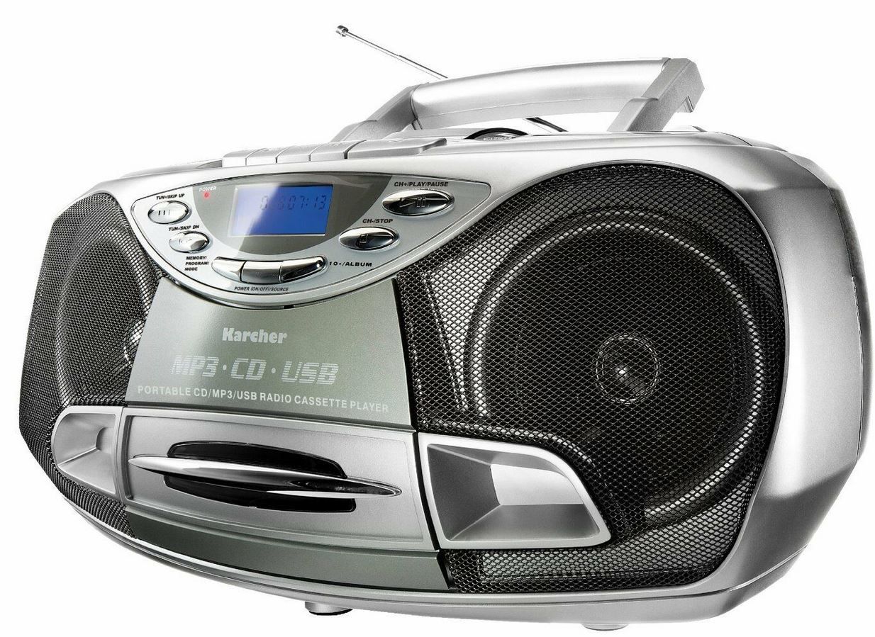 Karcher CD Radio RR 510NN Boombox (CD Player, UKW Radio