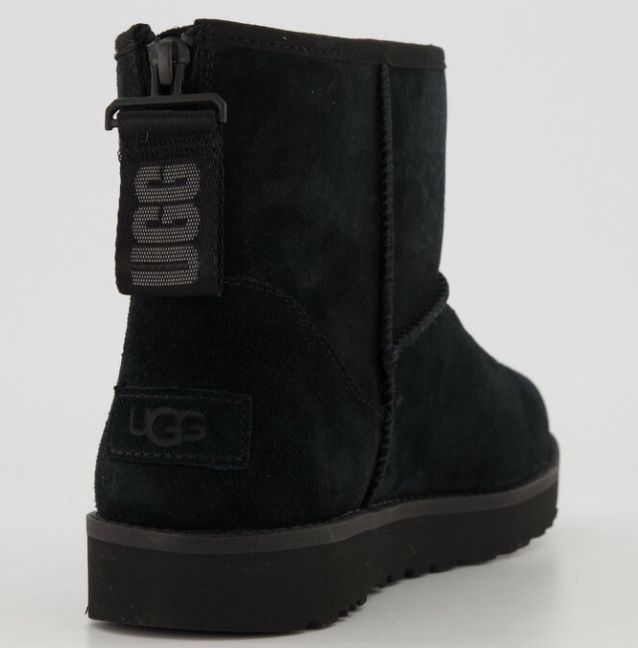 Ugg Damen Stiefeletten Classic Mini Logo Zip Für 13372€ Statt 180€ 8418