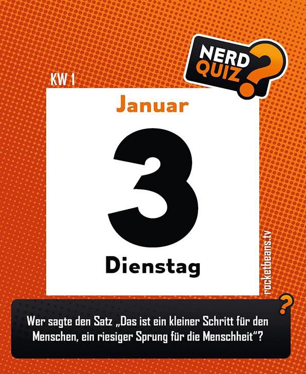 Rocket Beans TV Nerd Quiz-Kalender 2023 für 8,53€ (statt 11€) - Prime