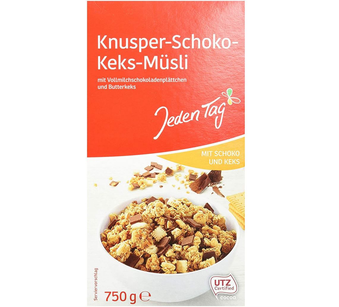 750g Jeden Tag Knusper-Schoko-Keks-Müsli für 2,19€ (statt 4€) - Prime