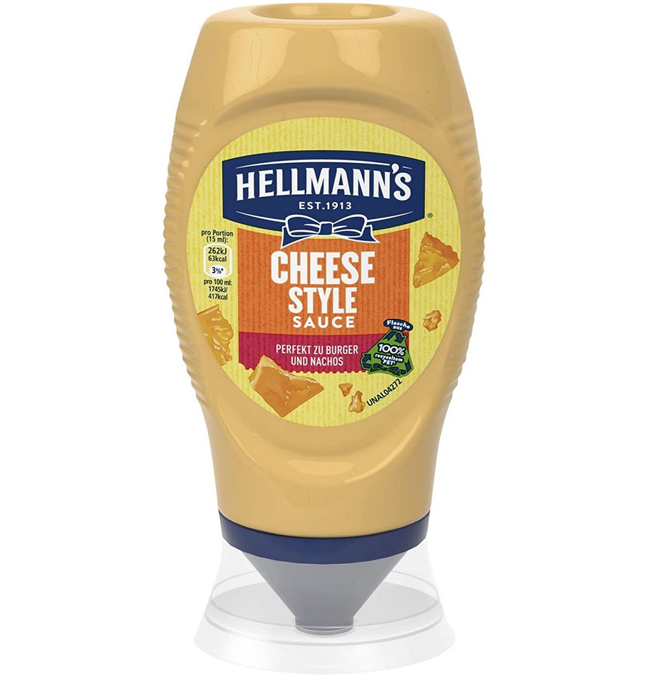 8er Pack Hellmann&amp;#39;s Cheese Style Sauce, 250 ml für 12,85€ (statt 16€)