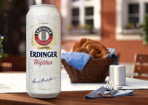 Er Pack Erdinger Wei Bier Mit Feiner Hefe L Dose Ab Pfand Statt