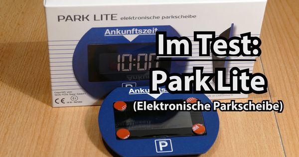 Needit Park Lite elektronische Parkscheibe digitale Parkuhr blau mit  Zulassung